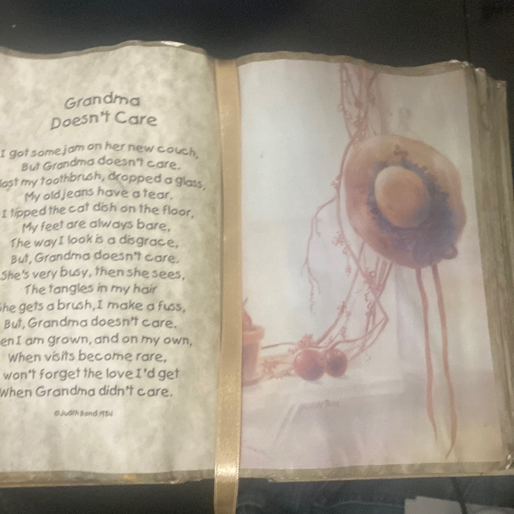 Grandma doesn’t care book decoration